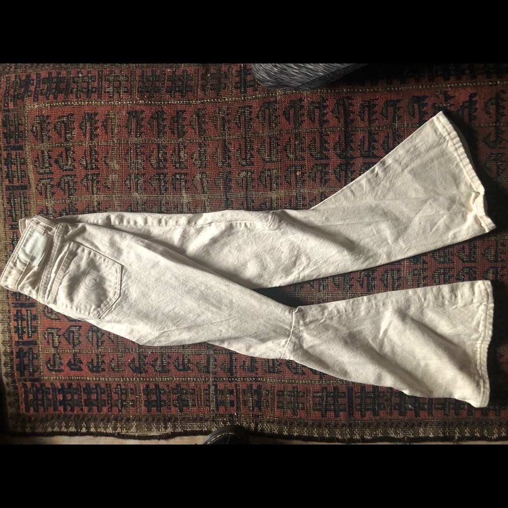 R13 Off White Flare Back